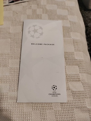 Ολυμπιακός-Πόρτο Τσάμπιονς Λιγκ 3/11/1999 Welcome Package μεταχειρισμένο χωρίς εισιτήριο