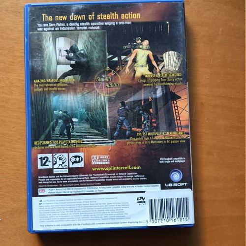 Tom Clancy's Splinter Cell Pandora Tomorrow PS2 παιχνίδι μεταχειρισμένο, σε καλή κατάσταση