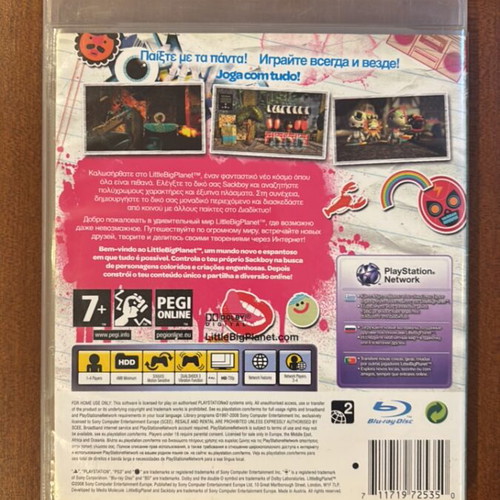 LittleBigPlanet PS3 game used with manual