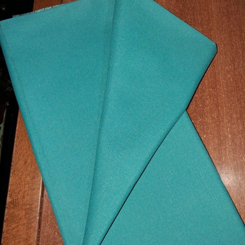Linen fabric new, turquoise 2.5 meters double width