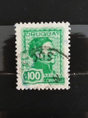 Γραμματόσημο Uruguay 1973 General Jose Artigas emerald σαν καινούργιο