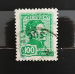 Γραμματόσημο Uruguay 1973 General Jose Artigas emerald σαν καινούργιο