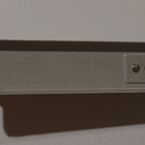 Old Swingline Inc stapler used, made in Great Britain