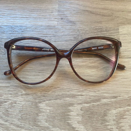 Handmade Anne Marie Italian frame eyeglasses like new, brown