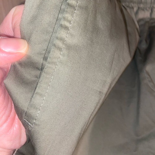 Zara balloon trousers like new, olive, cotton
