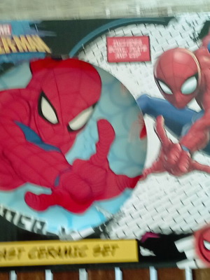 Σετ φαγητού κεραμικό Spiderman 3τεμ 25x18,5x9,5cm καινούργιο