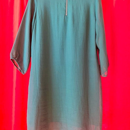 H&M dress deep green size large like new