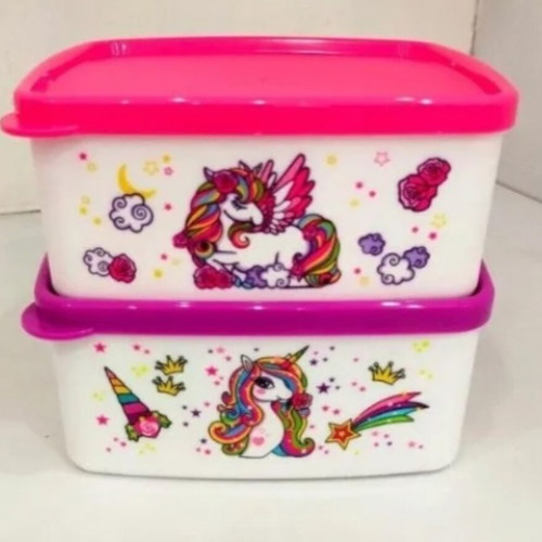 Unicorn Tupperware set 400 ml new airtight containers