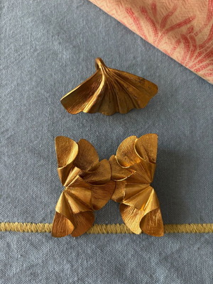 Zara earrings and ring set, like new, gold tone