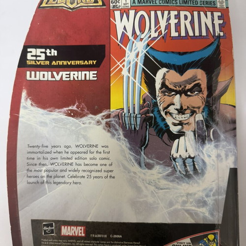 Marvel Legends Wolverine 25th Anniversary Silver Edition action figure new