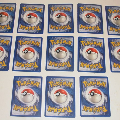 Pokemon cards used, pack of 13 from Neo Genesis set