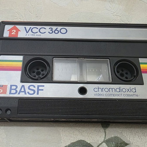 Basf VCC 360 Video Compact Cassette used