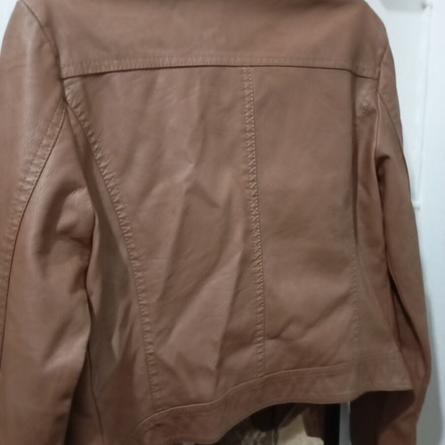 Leather jacket Desiree camel color size L like new
