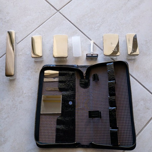 Vintage men's grooming set like new, unused