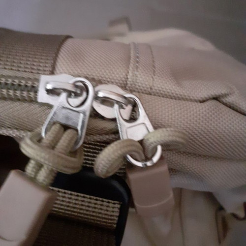 Tactical beige backpack, approx. 25L capacity