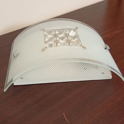 Wall light new with glass crystals