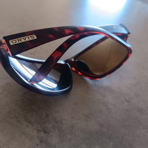 Orvis Superlight Tailout Sunglasses like new, black and brown