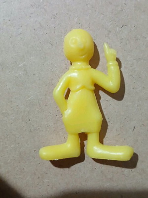 Bozo Lucky Cup figure used, plastic