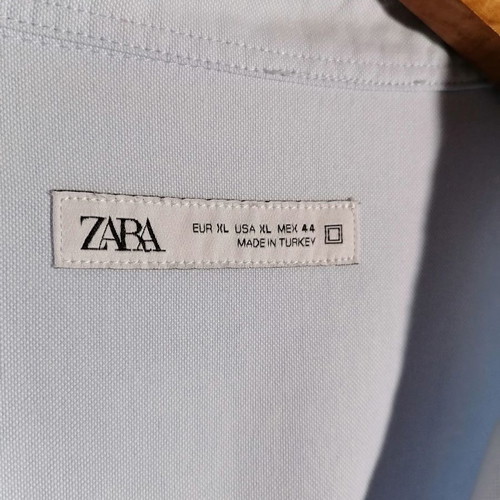 Zara shirt used, blue, size L