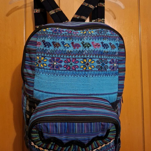Boho backpack like new, colorful