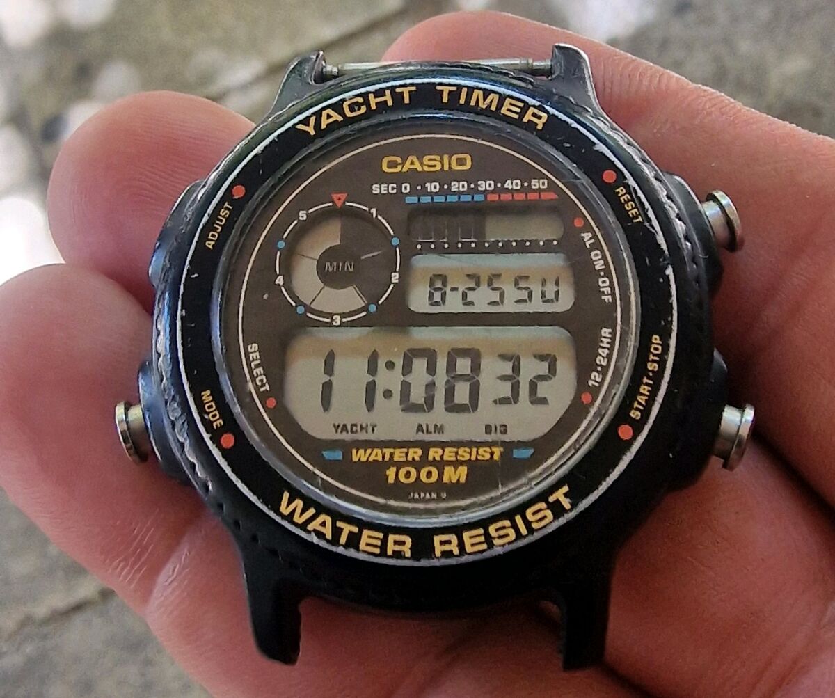 mamachan　CASIO TRW-31 VINTAGE Vintage Casio Yacht Timer TRW-31 Men's Digital Sports Watch