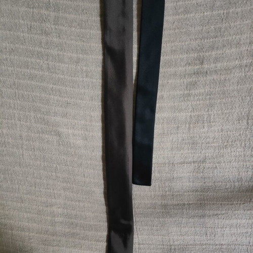 Dolce & Gabbana satin tie double-sided blue and gray like new