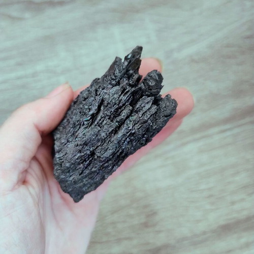 Black Kyanite semiprecious stone like new