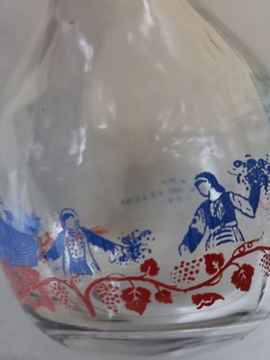 Collectible carafes from Wine Festival 1960, 1961, 1968 used, set of 3