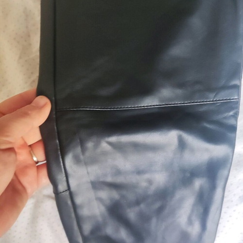 Zara leather-look leggings used, black, for 10-12 years old