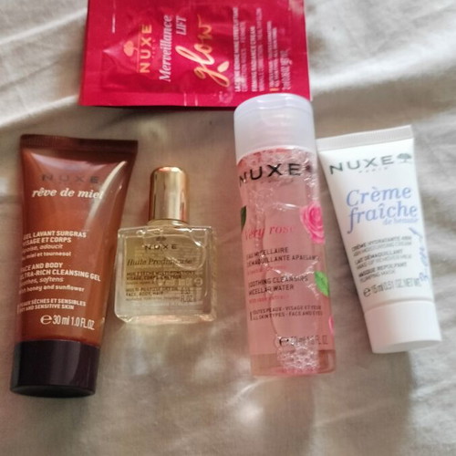 Nuxe travel size products new