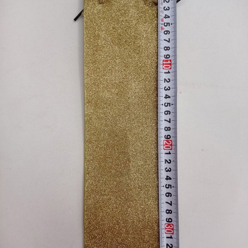 Paper bags packaging long golden new