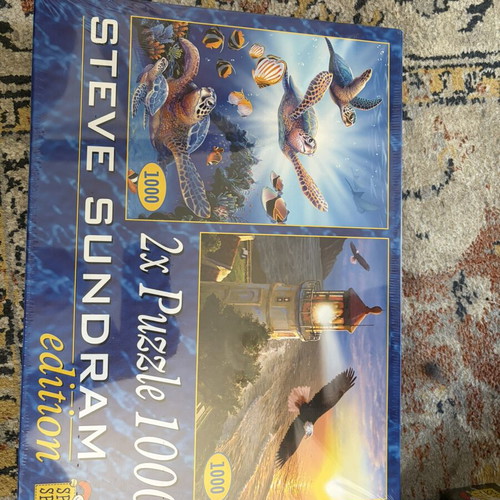 Puzzle double set of 1000 pieces new