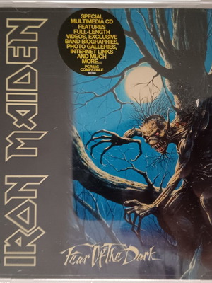 Iron Maiden Fear of the Dark Enhanced CD used, 1998 metal album
