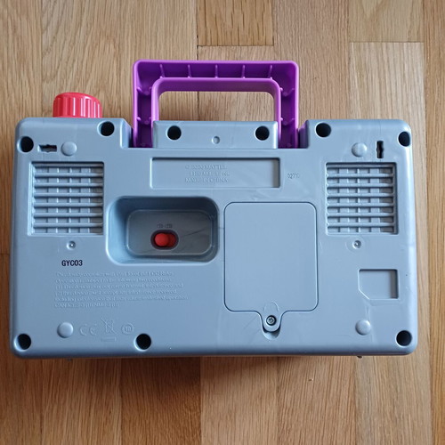 Fisher Price educational cassette player used with music and lights
