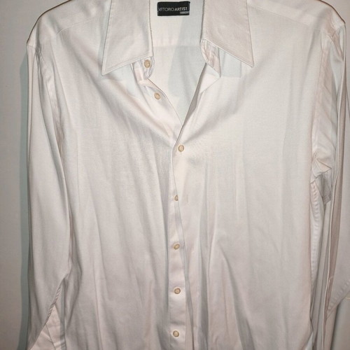 Men's shirt used, soft pink, size S