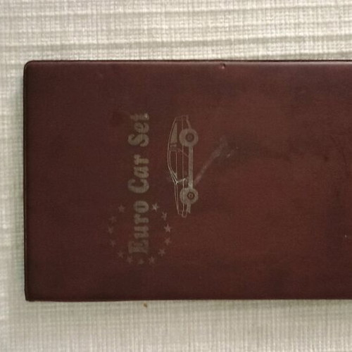 Holder for licenses and insurance new, brown plastic cover