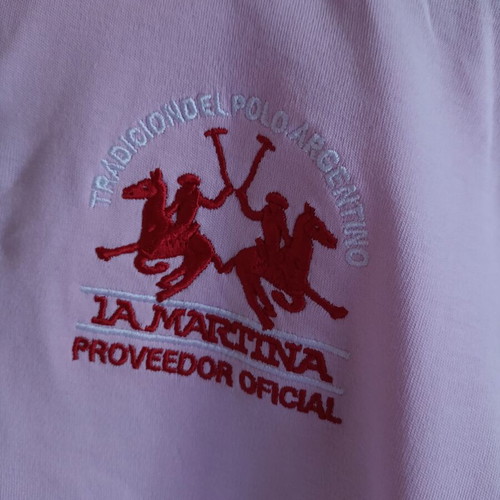La Martina pink polo shirt for girls 14 years used