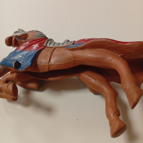 Plastoy Medieval Knights Horse figure used, PVC