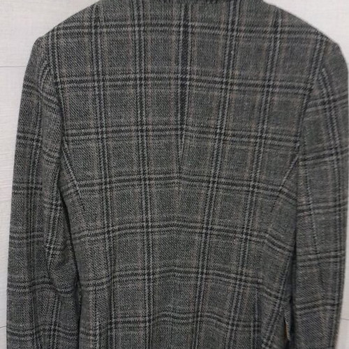 Women's vintage wool jacket like new, size S-M, gray and black