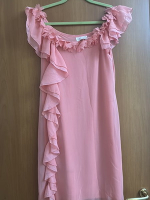 Freeway dress with belt new, pink, size M