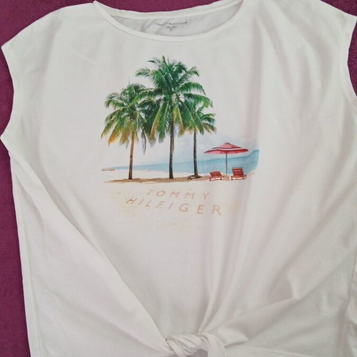 Tommy Hilfiger women's blouse used, white, sizes M and L
