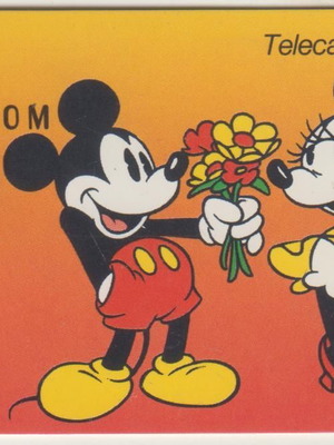 Disney Mickey & Minnie Belgium phone card