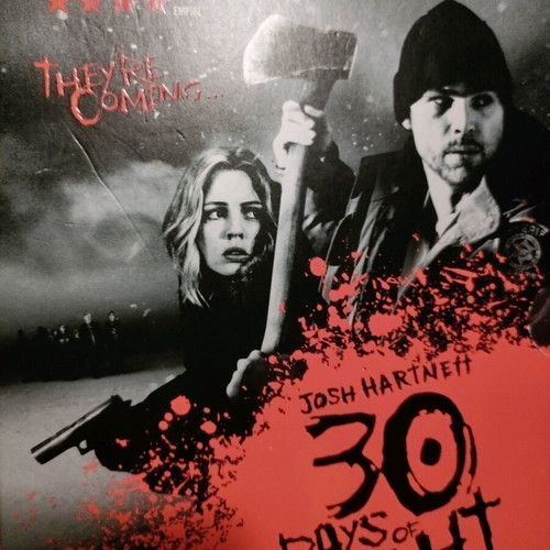 30 Days of Night double DVD like new with graphic novel and English subtitles