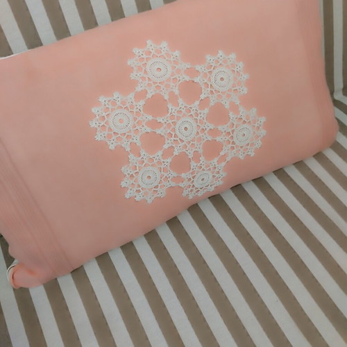 Traditional woven cotton pillowcase 65x40 cm