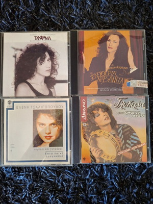 CD with various Greek entechno hits like new, pack of 4