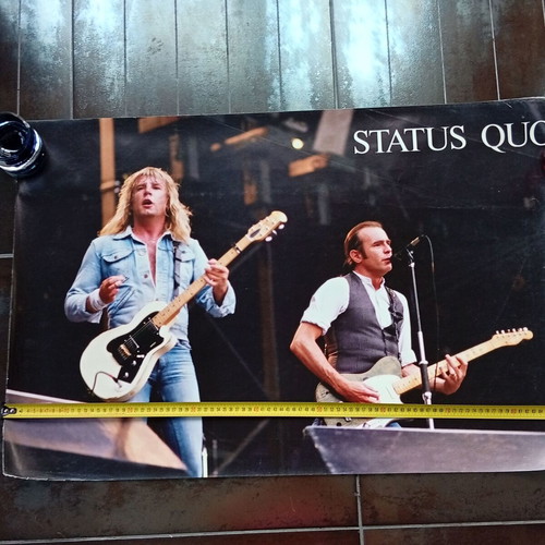 Status Quo poster 90x60cm new with minor damage