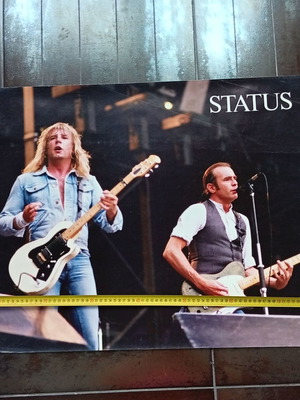 Status Quo poster 90x60cm new with minor damage