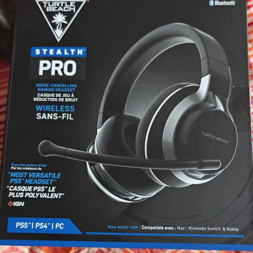 Turtle Beach Stealth Pro wireless gaming headset like new