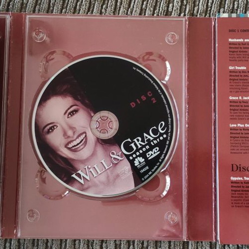 Will & Grace Season 3 DVD used, original digipack, region 1