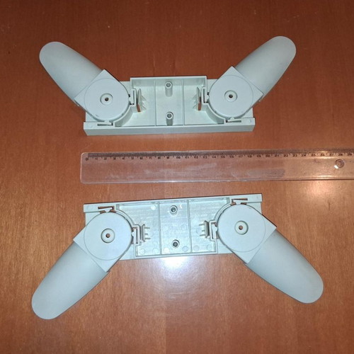 Bases for PC tower case like new, plastic, set of 2 pieces